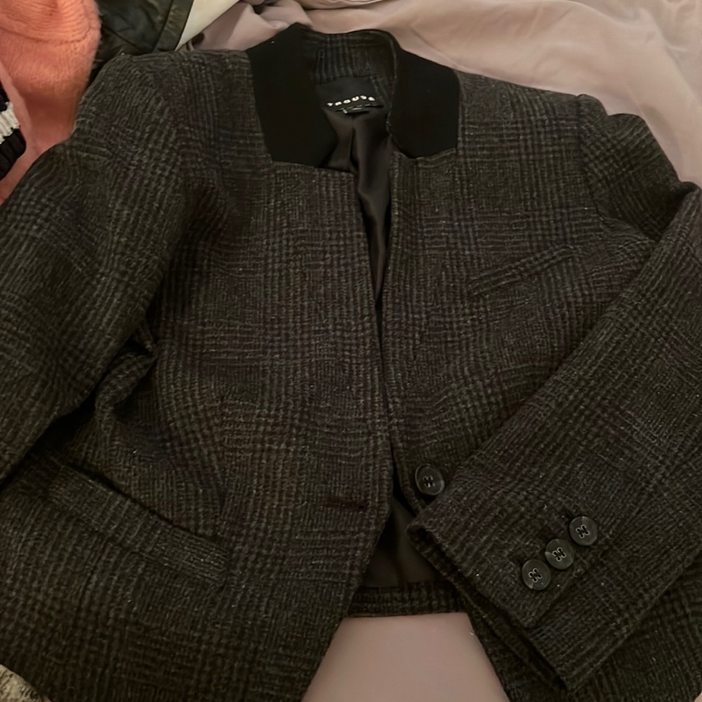 Trouvé houndstooth blazer, size s